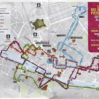 Florence City Center Bus Map - Florence-On-Line