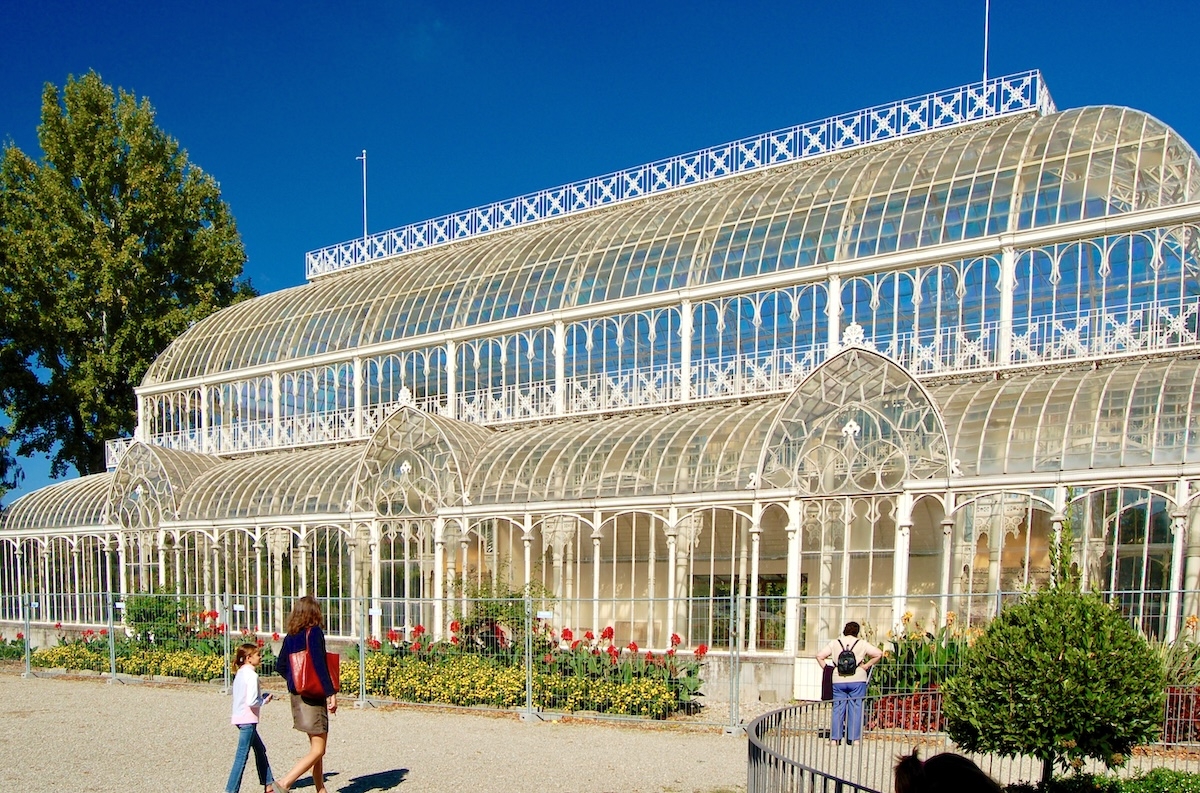 The heated Tepidarium at the Giardino dell'Orticoltura. It was engineered by Giacomo Roster, and built by the Officine Michelucci of Pistoia