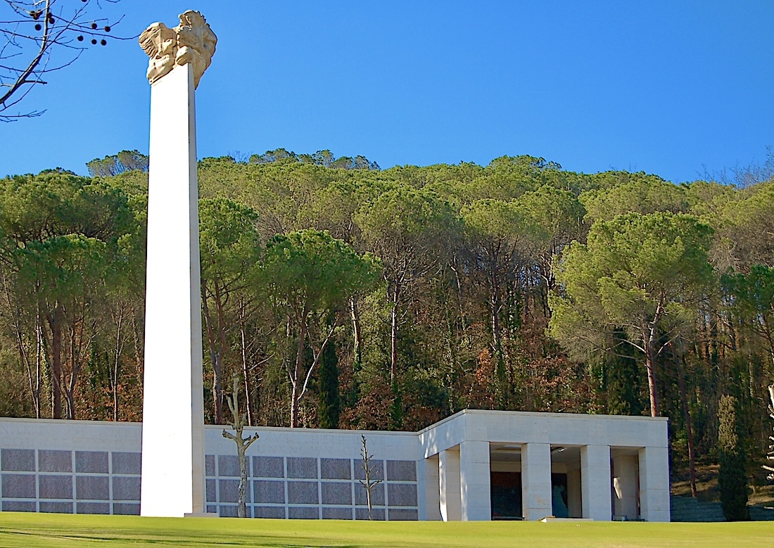 The memorial featuring the Tablets of the Missing