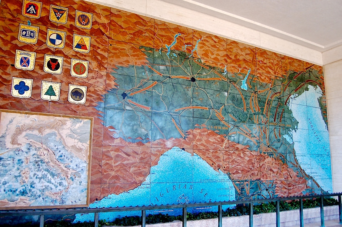 Mosaic of the Northern Italian Theater during World War II