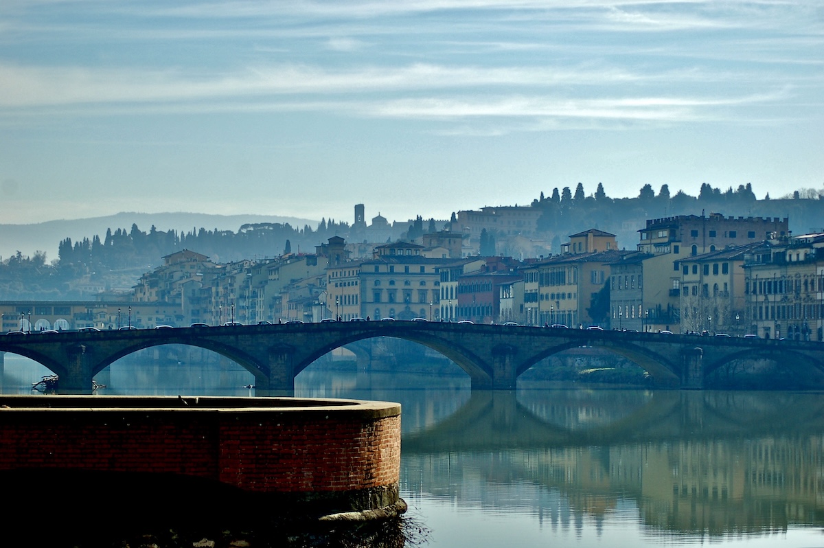 The Ponte alla Carraia looking towards San Miniato al Monte ponte-alla-carraia-in-blue.jpeg